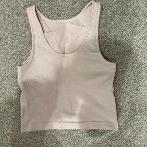 Lululemon Pink Racerback Workout Tank Top Size 6